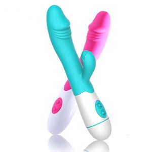 Sex Toys Massager Nya produkter kraftfulla G-Spot Vibrator Female Dildo Toy Rabbit Vaginal Clitoris Masturbator