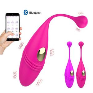Sex Toys Massager Wearable Egg Vibrator Vaginal Draw Träning Bluetooth App Control G-Spot Toys For Women Clitoris Stimulation