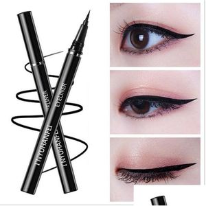كحل النساء Comestic Eye Liner Makeup Makeup Professional Crayon Eyes Marker Pen Black Liquid Longlasting Make Up Drop Dhzih