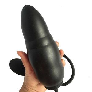 Vuxen massager unisex uppblåsbar rumpa plug -enhet dildo spel luft pump sex onanator leksaker dropshipping