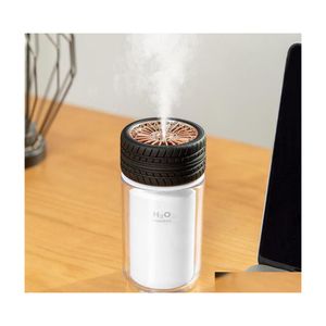 Diffusori di oli essenziali 250Ml Umidificatore d'aria Usb per pneumatici Trasonic Aroma Diffuser Car Mist Maker con 7 colori Lampade notturne Mini Office Dhyri