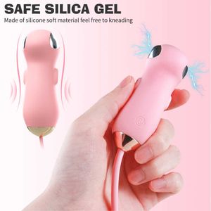 Itens de beleza Controle remoto Bolas de choque elétrico Bolas vaginais Vibrador para mulheres G MASSAGER CLITORIS ESTIMULAMENTO VIBRANTE OGURA SEXY TOYS