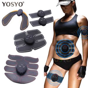 Leg Massagers EMS Muscle Stimulator Trainer Smart Fitness Abdominal Training Electric Body Weight Loss Slimming Device 230109