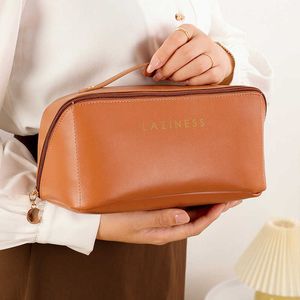 Cosmetic Bags Cases Waist Beilian Fashion ins PU Storage Waterproof Travel Handheld Washing 230110