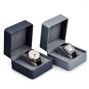 Uhrenboxen Box Einfache Mode PU Leder Aufbewahrung Geschenk Schmuck Display