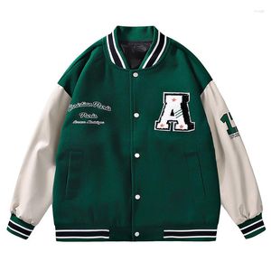 Herrjackor Hip Hop Baseball Jersey Fashion Sports Coats Youth Tandsome Casual mångsidig varsity Mens Jacket Outwear Clothing