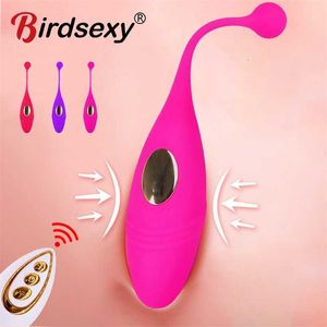 Sex Toys Massager Trådlös fjärrkontroll Vagina Vibrator Kvinnliga älskar ägg Toy for Women Anal Masturbator