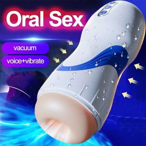 Sex toys Massager Toys for Automatic Sucking Male Masturbators Vagina Real with Sexy Sounds Climax Electric Aircraft Cup