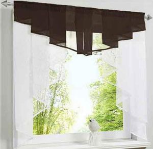 Curtain Cafe Curtains For Kitchen Design Stitching Roman Pelmet Valance Tulle Decorative Items