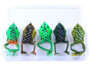New Simulation Rubber Frog Target Snakehead baits 55cm 155g Topwater Floating swimming 3D soft Frog fishing lure 5pcbox5755514