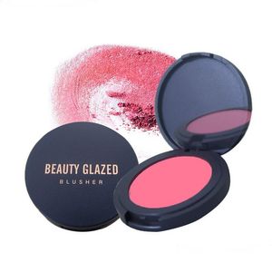 Blush Beauty Glazed On Make Over Makeup Pigment Powder Compact Mineral Face Pressed Longlasting L￤tt att b￤ra privata etikett Blushes D Dhrtz