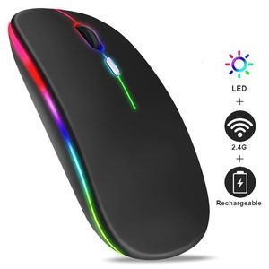 Mice Wireless Bluetooth Mouse RGB Rechargeable Computer Mause LED Backlit Ergonomic Gaming for Laptop PC Notebook 230109
