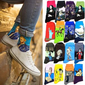 Herrstrumpor Peonfly Novelty Happy Funny Men Graphic Funky Sock Style Soft Breattable For Man Woman Christmas Gift