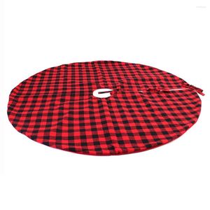 Christmas Decorations Tree Skirt Foot Carpet Large Xmas Mat Round Table Cloth With Umbrella Hole Home Decor 35.4/47.2in TB