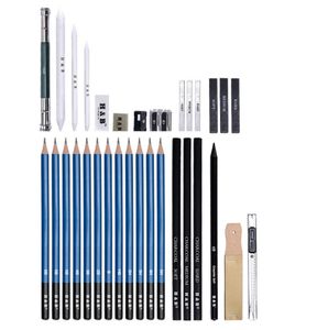 The latest 35-piece drawing Painting pencil set Sketch kit art painting special pencil many styles to choose from support custom logo