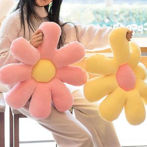 Pillow Durable Stuffed PP Cotton Seat Flower Shaped Car Chair Plant Plush Fadeless