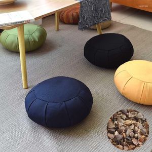 Pillow 8 Color Pumpkin Buckwheat Husk Zafu Round Meditation Yoga Comfort Floor Furniture Seating Futon Home Decor