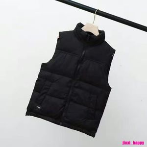 소년 다운 코트 조끼 키즈 럭셔리 노스 겨울 얼굴 조끼 Bodywarmer 조끼 얼굴 재킷 호흡기 야외 따뜻한 민소매 깃털 파카 착실히 보내다 블랙