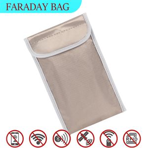 Caixa de armazenamento de brinquedos de bolsa Faraday Blocking para celular Anti-roubo FOB SHIEL