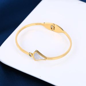 Bangle Vintage White Shell Open Mourselets для женщин для женщин