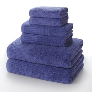 Conjunto de toalhas de banho grossas com logotipo personalizado bordado 100% algodão sólido banheiro chuveiro hotel casa levar fontes termais sauna spa salão de beleza toalha rosto conjuntos de mãos 10 cores