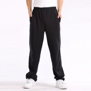 Męskie spodnie męskie workowate spodnie Solidny kolor Slim Fited Sprespants Elastic Homme Extra Plus Size 4xl 5xl 6xl 7xl Joggers