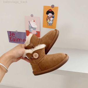 Australische Stiefel für Babys und Kleinkinder, Winterschuhe, Designer-Australien-Schneestiefel, Plüsch-Fell-Knöchelstiefel, halbknielang, kurz, für kleine Kinder, Prewalker-Schleife