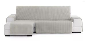 Chaise Longue Sofa Case Sakin Sandalye Kapakları | Renk - Bej Boyutu ve Konumu Longe -sol kol 290cm