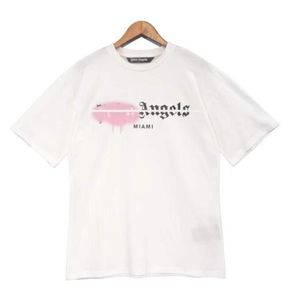 Palm Angel Mens Camisetas Mens Womens Designers Camisetas Tees Vestuário Tops Homem Casual Peito Carta Camisa Luxurys Roupas Rua Shorts Manga Roupas Camisetas SW