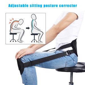 Back Support Adult Sitting Posture Correction Belt Corrector Anti-Humpback Straight Brace C55K Sale