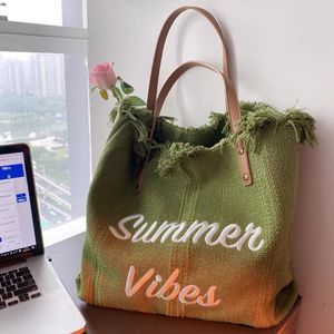Пляжные сумки для покупок мода летние вибрации сумки с большими возможностями путешествий
