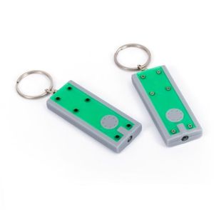 LED Keychain Light Mini مصباح مصباح مفتاح سلسلة شعلة المصباح الترويجي الهدايا الإبداعية