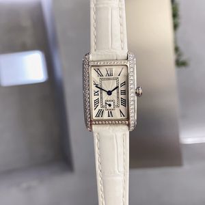 Watch Diamond Watch Women Quartz Ruch Watches Fashion Na ręce na rękę Projektowanie na rękę Montre de Luxe Waterproof skórzane paski