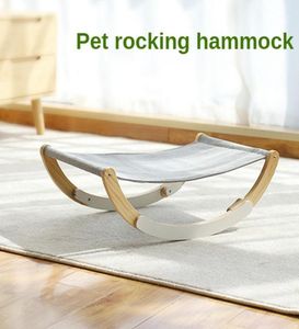 猫のベッド家具松の木材ハンモックシェーカーマルチ機能シェイク可能な巣窓窓スモールペットバルコニースイングバスケットクレードルサプリ