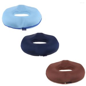 Pillow Thicken Memory Sponge Foam Donut Ring Car Seat Chair Travel Pads Home Office