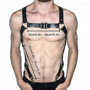 Belts Men Body Restraint Leather Harness Straps Suspenders Braces Armor Costumes