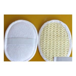 Badborstar Svampar Skrubber Towgourd Sponge Glove Borstes Natural Sisal Body Mas For Shower Sauna Hammam Spa 100st Drop Del DH7RB