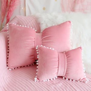Pillow Nordic Velvet Luxus reines Schmetterlingsofa -Kissenbezug mit Füllung Taillen Großhandel MF041