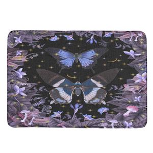 Carpets Butterfly Carpet Rugs Non Slip Floor Mats Home Decor Throw For Living Room Bedroom Soft Flannel MatCarpets