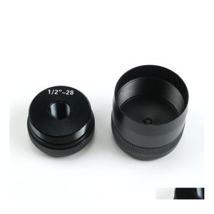 Other Auto Parts Maglite D Cell Cap Set 1/228 Aluminum End Caps Black Drop Delivery Mobiles Motorcycles Dhf80