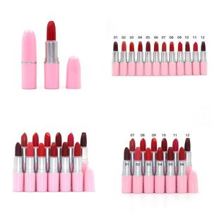 Lipstick Matte Color Longlasting Natural Easy To Wear Coloris Makeup Lipsticks Drop Delivery Health Beauty Lips Dhuiy