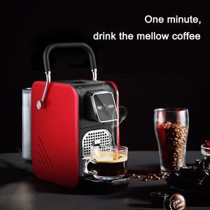 Kaffemaskin cafetera 20 bar espresso inox automatisk expresso cappuccino varmvatten ångtemperatur