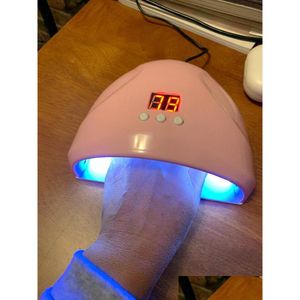 Nail Dryers Led Gel Lamp Uv Lacquer Dryer Gelpolish Curing Light Sun Manicure Lamps Art Drop Delivery Health Beauty Dhszr