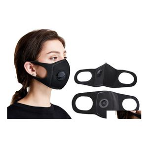 Designer Masks Face Mask Dust Anti Pollution PM2.5 Aktivt kolfilterinsats kan tvättas Drop Delivery Home Garden Housekee O Dhumb