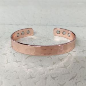 Bangle Irregular Magnetic Copper Bracelet Healing Bio Therapy Arthritis Pain Relief Cuff Women Men Jewelry