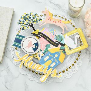 Hediye Sargısı Sen benim Sunshine Paper Cardstock DIY Scrapbooking/Po Dekorasyon Kartı Yapma El Sanatları