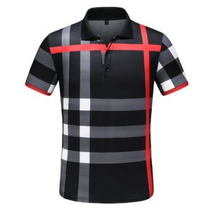 Herren-Stylist-Polohemden, Luxus-Italien-Männerkleidung, kurzärmelig, modisch, lässig, Herren-Sommer-T-Shirt. Viele Farben sind erhältlich, asiatische Größe M-3XL #886