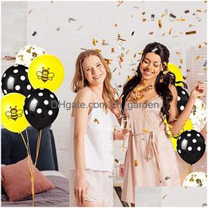 Other Event Party Supplies Christmas Bee Themed Decorations Wave Point Balloon Set Childrens Birthday Props Drop Delivery Dhgarden Dhudz