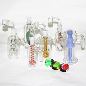 6 Styles Hookahs 14mm Recuperação Adaptadores de apanhador de cinzas Male Glass Female Glass Down Down Down Catcather com quartzo Bangers unhas para bongs plataformas de petróleo