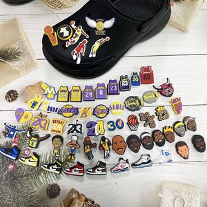 Anime charms wholesale childhood memories basketball funny gift cartoon croc charms shoe accessories pvc decoration buckle soft rubber clog charms fast ship